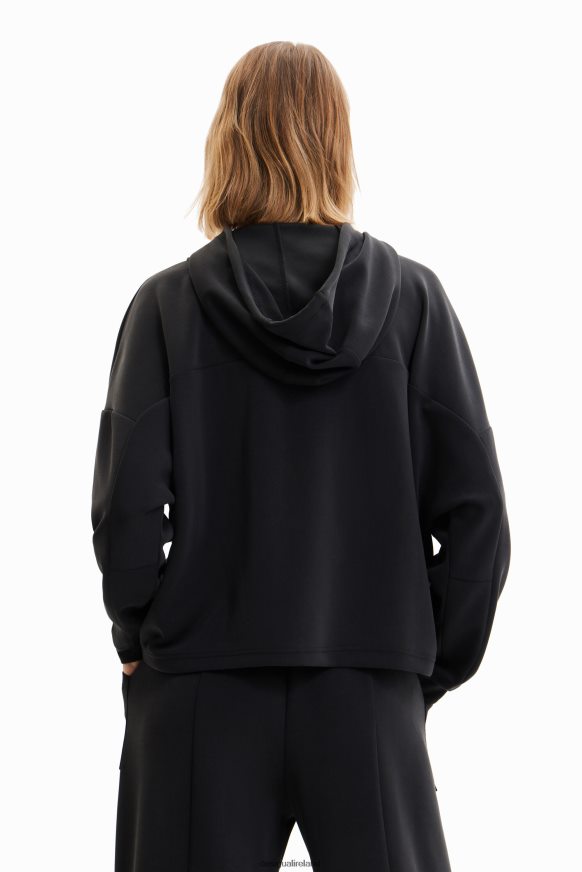 Desigual Women Oversize soft-touch hoodie Clothing PFVZ0B910