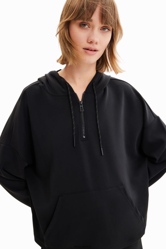 Desigual Women Oversize soft-touch hoodie Clothing PFVZ0B910