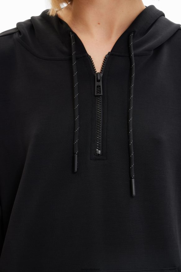 Desigual Women Oversize soft-touch hoodie Clothing PFVZ0B910