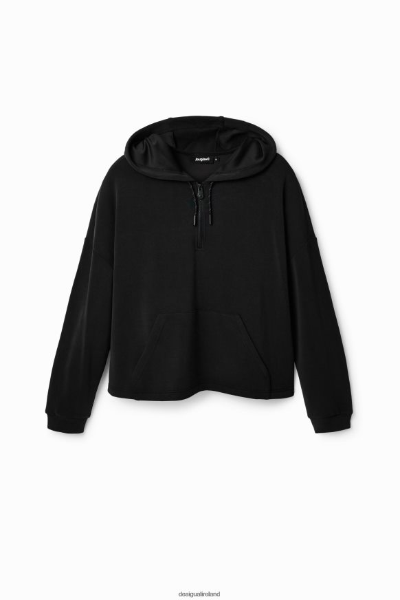 Desigual Women Oversize soft-touch hoodie Clothing PFVZ0B910