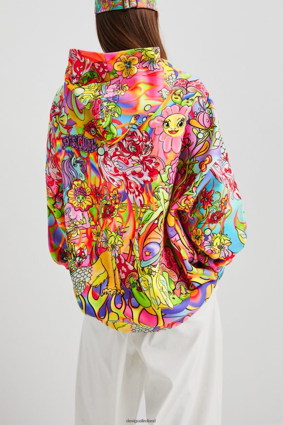 Desigual Women Oversized hooded sweatshirt Clothing PFVZ0B1030