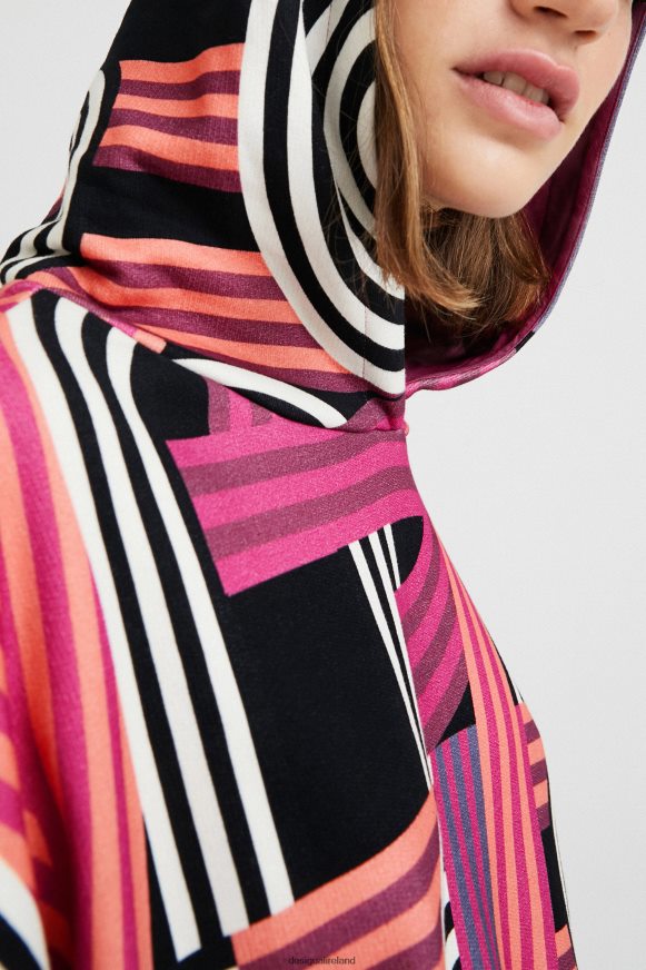 Desigual Women Oversized long hoodie Clothing PFVZ0B1129