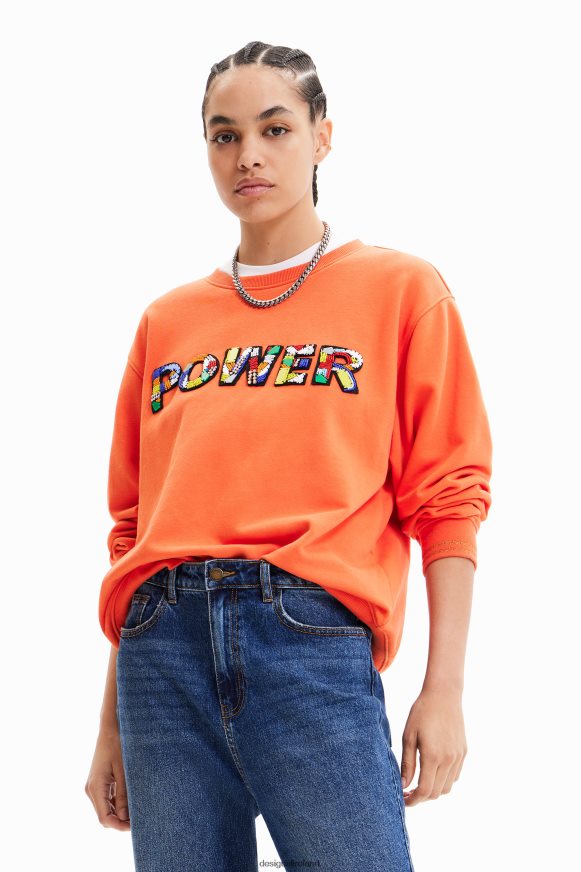 Desigual Women Power patch sweatshirt Clothing PFVZ0B422