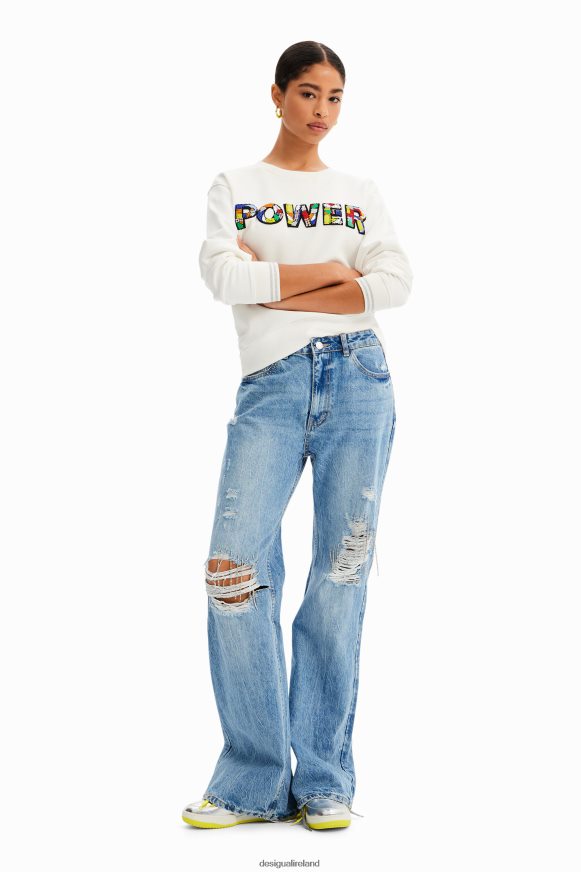 Desigual Women Power patch sweatshirt Clothing PFVZ0B795