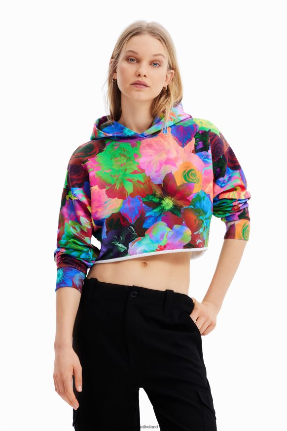 Desigual Women Short oversize hoodie Clothing PFVZ0B500