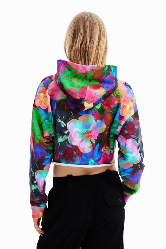 Desigual Women Short oversize hoodie Clothing PFVZ0B500