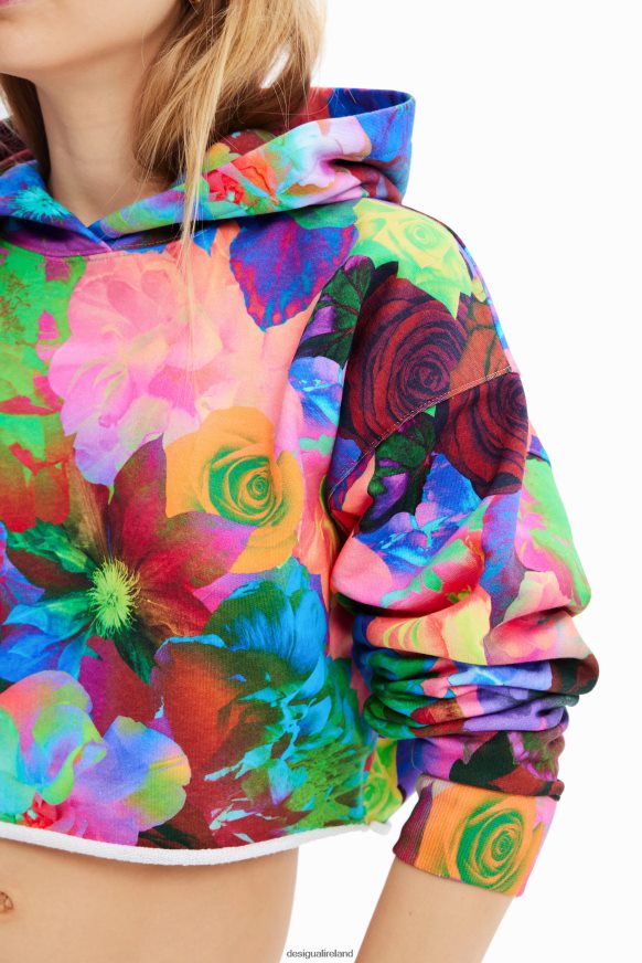 Desigual Women Short oversize hoodie Clothing PFVZ0B500