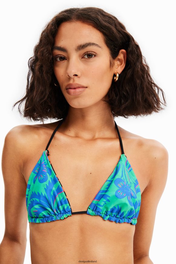 Desigual Women Reversible triangle bikini top Clothing PFVZ0B526