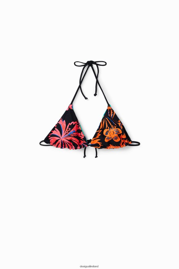 Desigual Women Reversible triangle bikini top Clothing PFVZ0B526