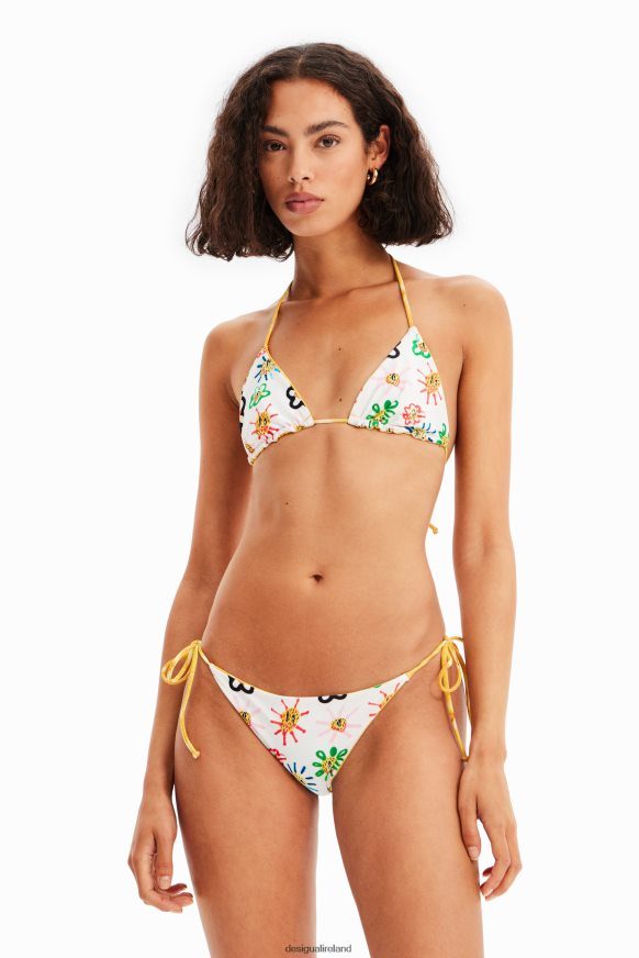 Desigual Women Reversible triangle bikini top Clothing PFVZ0B676