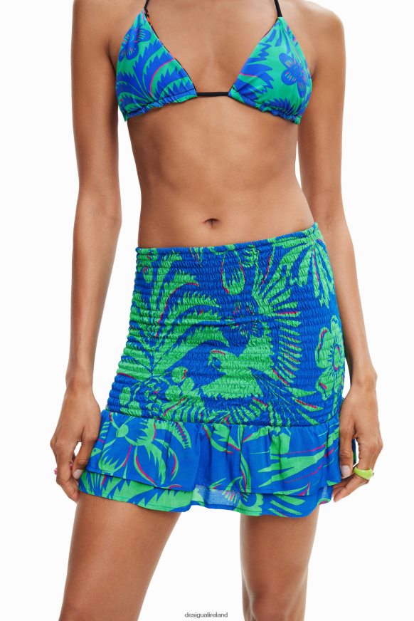 Desigual Women Slim tropical mini skirt Clothing PFVZ0B711