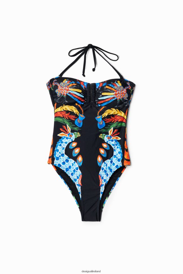 Desigual Women Stella Jean bandeau swimsuit Clothing PFVZ0B942