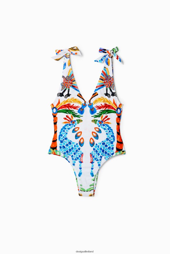 Desigual Women Stella Jean tie swimsuit Clothing PFVZ0B319