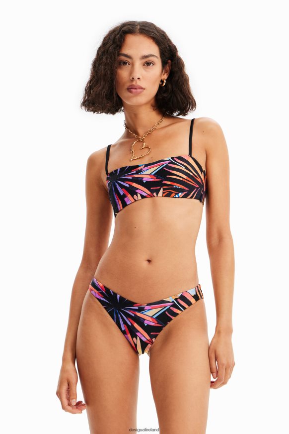 Desigual Women Tropical bandeau bikini top Clothing PFVZ0B505