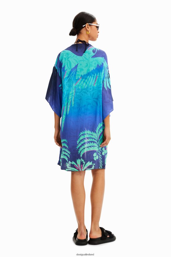 Desigual Women Tropical open kimono Clothing PFVZ0B995