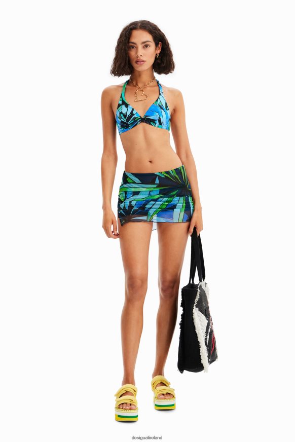 Desigual Women Tropical tulle mini skirt Clothing PFVZ0B331