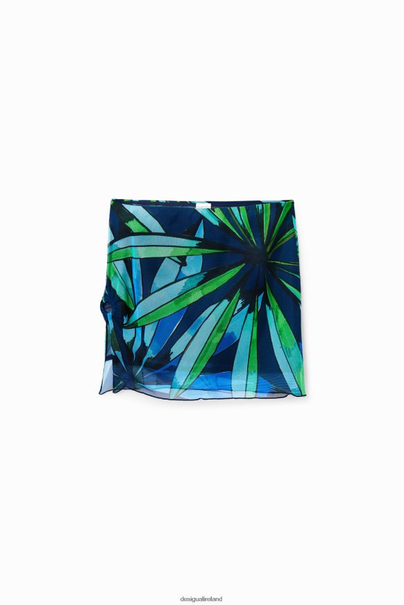 Desigual Women Tropical tulle mini skirt Clothing PFVZ0B331