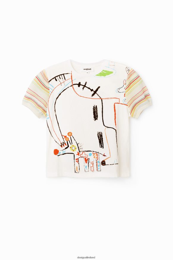 Desigual Women Arty knit T-shirt Clothing PFVZ0B1008