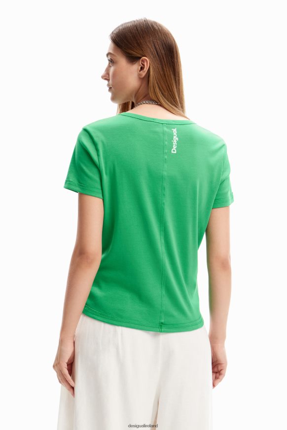 Desigual Women Collage message T-shirt Clothing PFVZ0B854