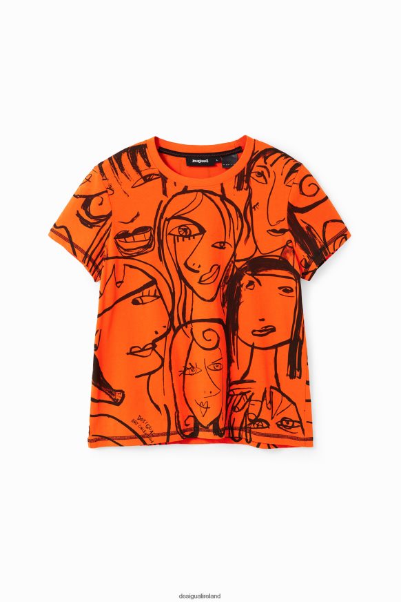 Desigual Women Contrasting face T-shirt Clothing PFVZ0B978