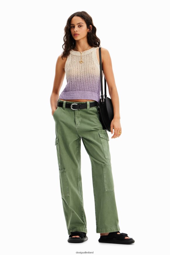 Desigual Women Degrade tricot top Clothing PFVZ0B471