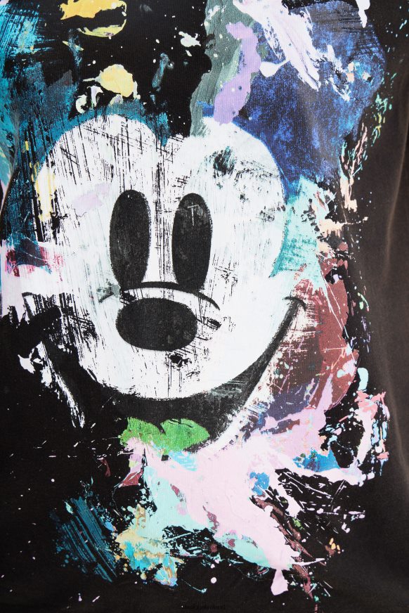 Desigual Women Disney's Mickey Mouse arty T-shirt Clothing PFVZ0B877