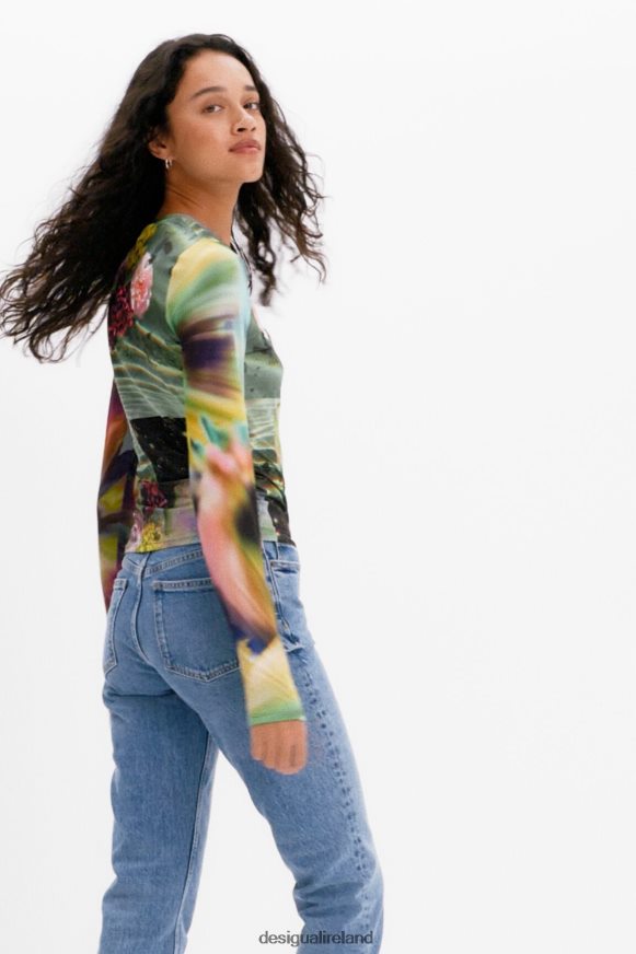 Desigual Women Fantasy bust T-shirt Clothing PFVZ0B963