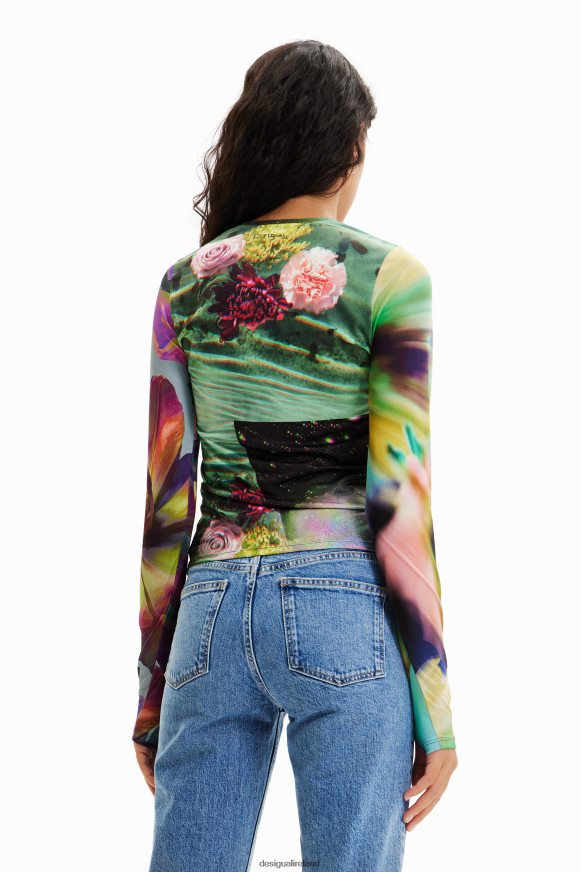 Desigual Women Fantasy bust T-shirt Clothing PFVZ0B963