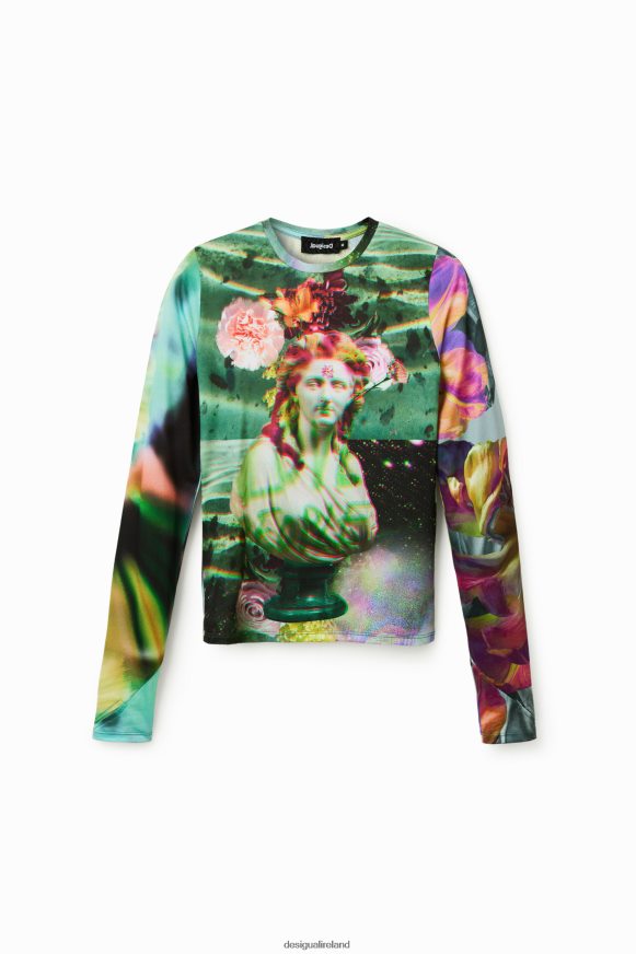 Desigual Women Fantasy bust T-shirt Clothing PFVZ0B963