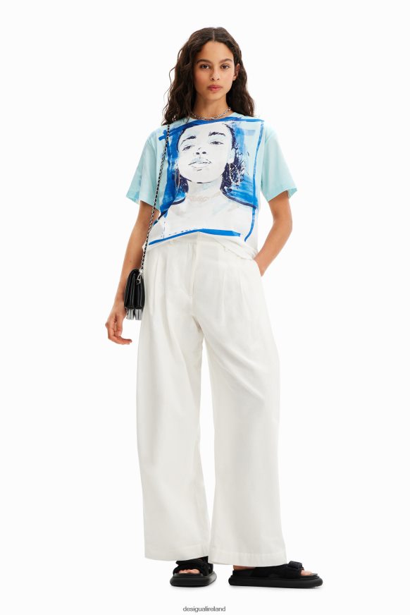 Desigual Women Illustration T-shirt Clothing PFVZ0B160