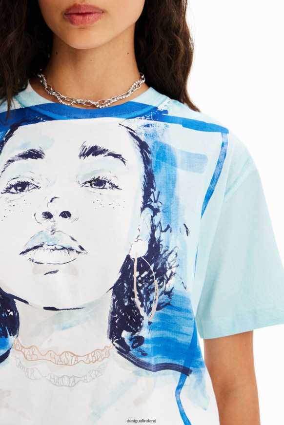 Desigual Women Illustration T-shirt Clothing PFVZ0B160