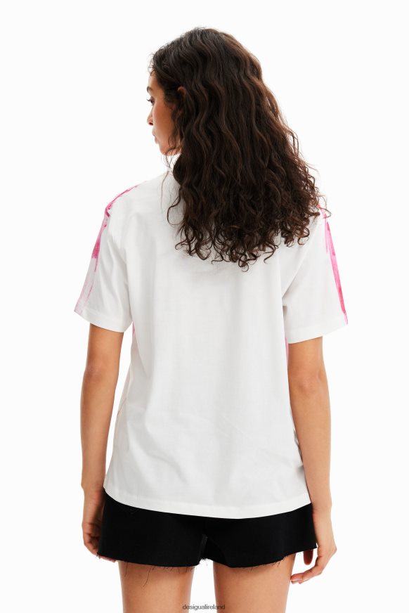 Desigual Women Illustration T-shirt Clothing PFVZ0B266