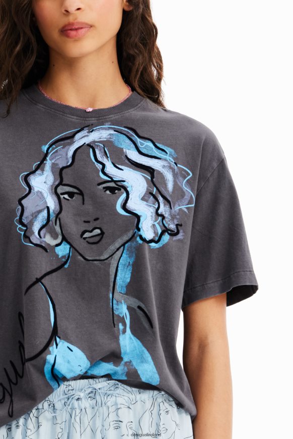 Desigual Women Illustration T-shirt Clothing PFVZ0B63