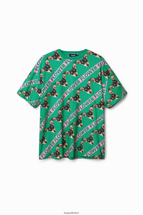 Desigual Women Johnson Hartig unisex oversize T-shirt Clothing PFVZ0B1043