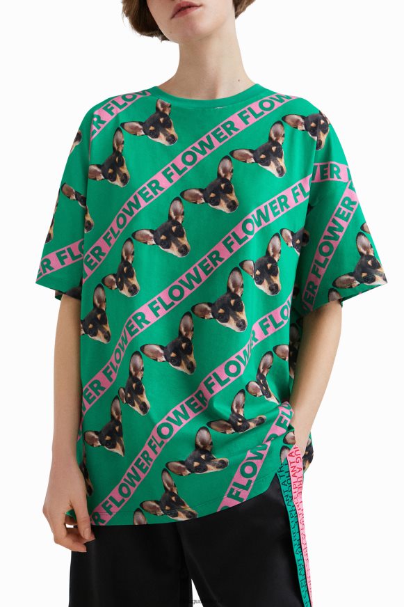 Desigual Women Johnson Hartig unisex oversize T-shirt Clothing PFVZ0B1043