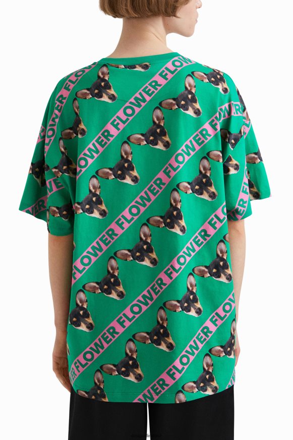Desigual Women Johnson Hartig unisex oversize T-shirt Clothing PFVZ0B1043