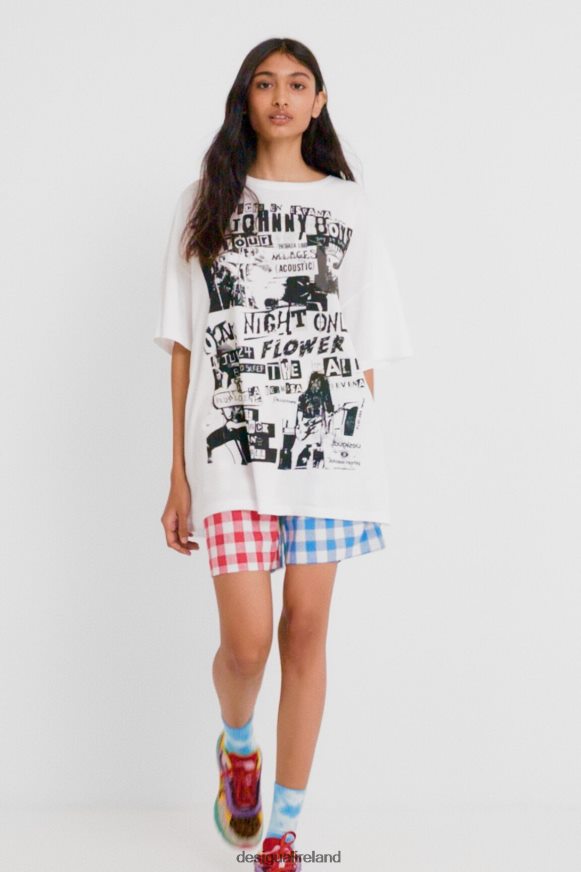 Desigual Women Johnson Hartig unisex oversize T-shirt Clothing PFVZ0B439