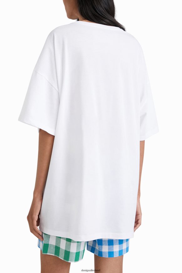 Desigual Women Johnson Hartig unisex oversize T-shirt Clothing PFVZ0B439