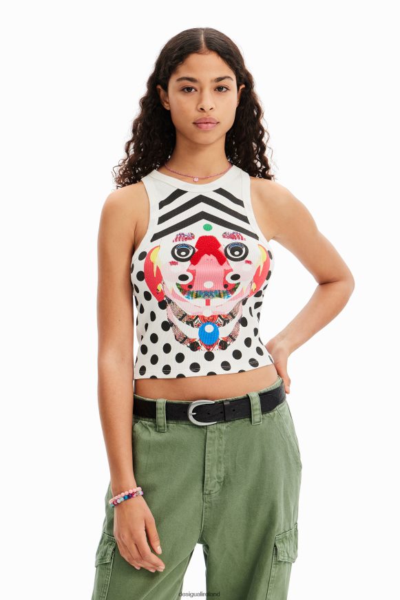 Desigual Women M. Christian Lacroix polka dot T-shirt Clothing PFVZ0B518