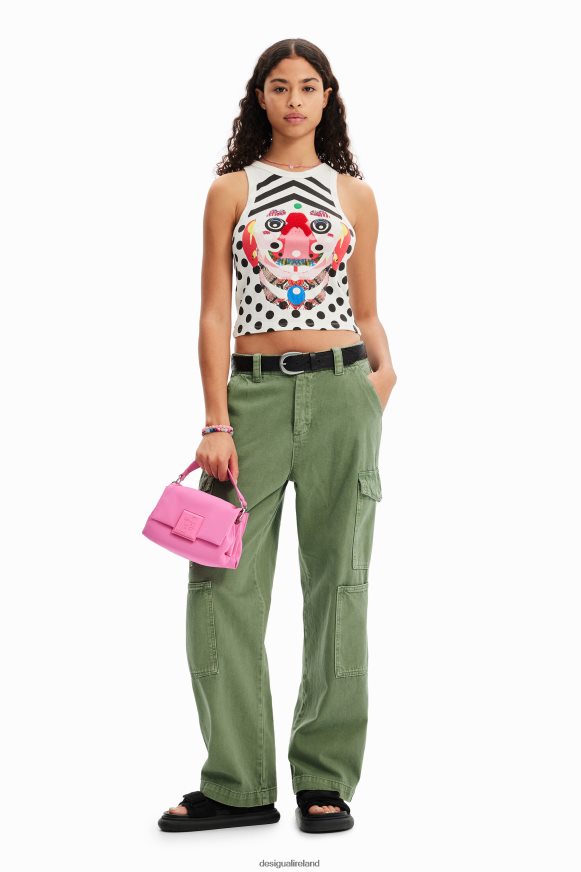 Desigual Women M. Christian Lacroix polka dot T-shirt Clothing PFVZ0B518
