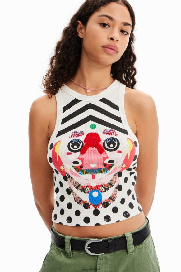 Desigual Women M. Christian Lacroix polka dot T-shirt Clothing PFVZ0B518