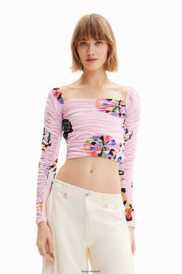 Desigual Women M. Christian Lacroix ruched blouse Clothing PFVZ0B749