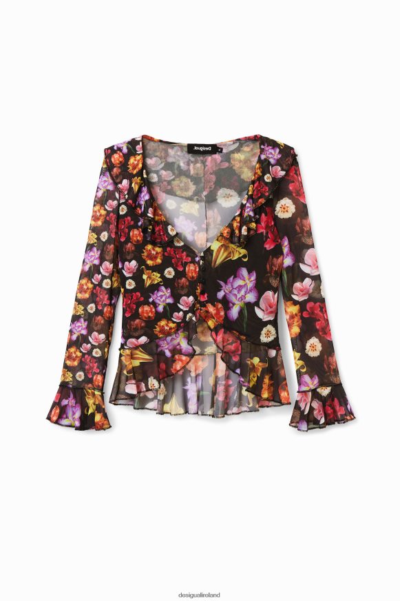Desigual Women M. Christian Lacroix ruffle blouse Clothing PFVZ0B782