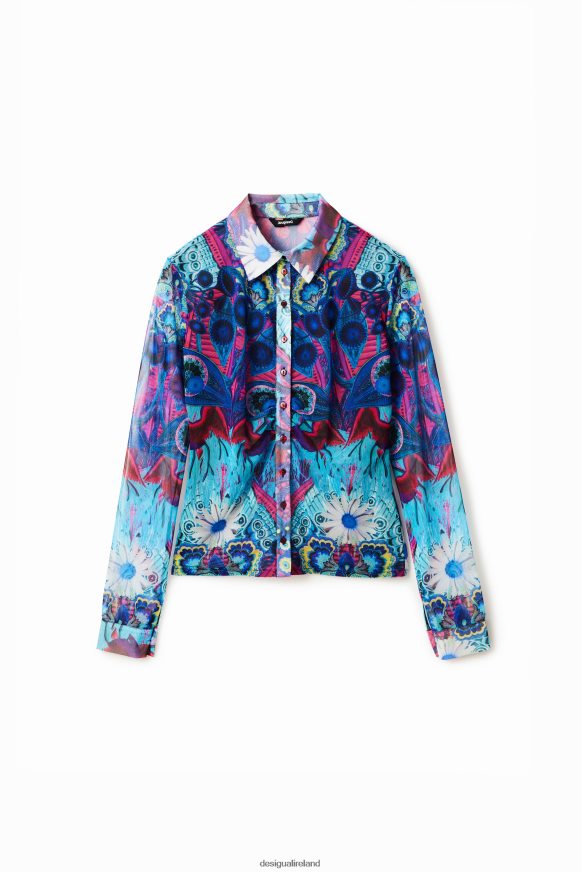 Desigual Women M. Christian Lacroix short slim shirt Clothing PFVZ0B376