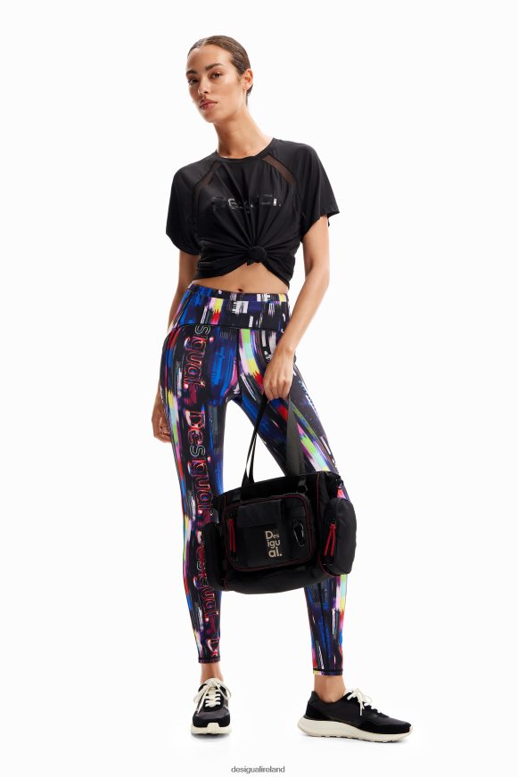 Desigual Women Mesh sport T-shirt Clothing PFVZ0B209