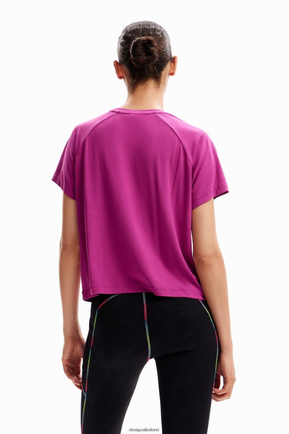Desigual Women Mesh sport T-shirt Clothing PFVZ0B237