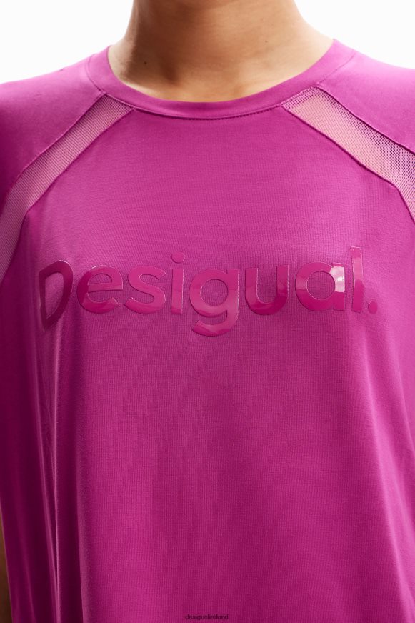 Desigual Women Mesh sport T-shirt Clothing PFVZ0B237