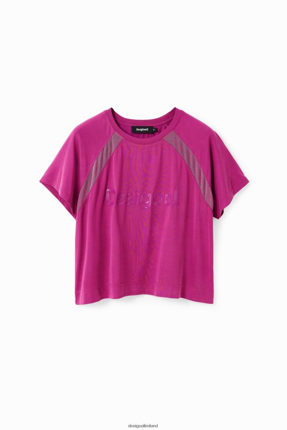 Desigual Women Mesh sport T-shirt Clothing PFVZ0B237