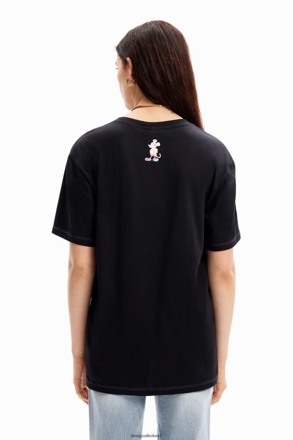 Desigual Women Oversize Mickey Mouse T-shirt Clothing PFVZ0B79