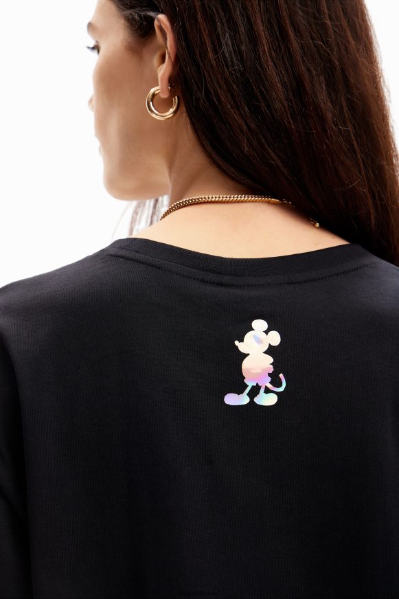 Desigual Women Oversize Mickey Mouse T-shirt Clothing PFVZ0B79